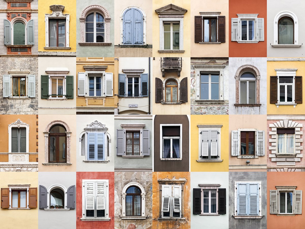 19. Windows of Trento, Italy