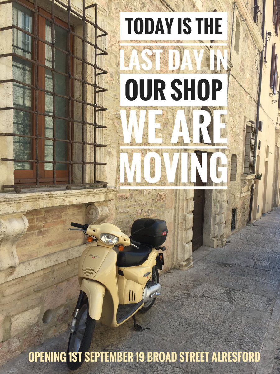 Joanneathog's tweet photo. Exciting times - this is the last day in our current shop then taking a week to prepare for our Grand Opening for our new shop on Broad Street @AlresfordCofC https://t.co/7JHqE3LlSZ
