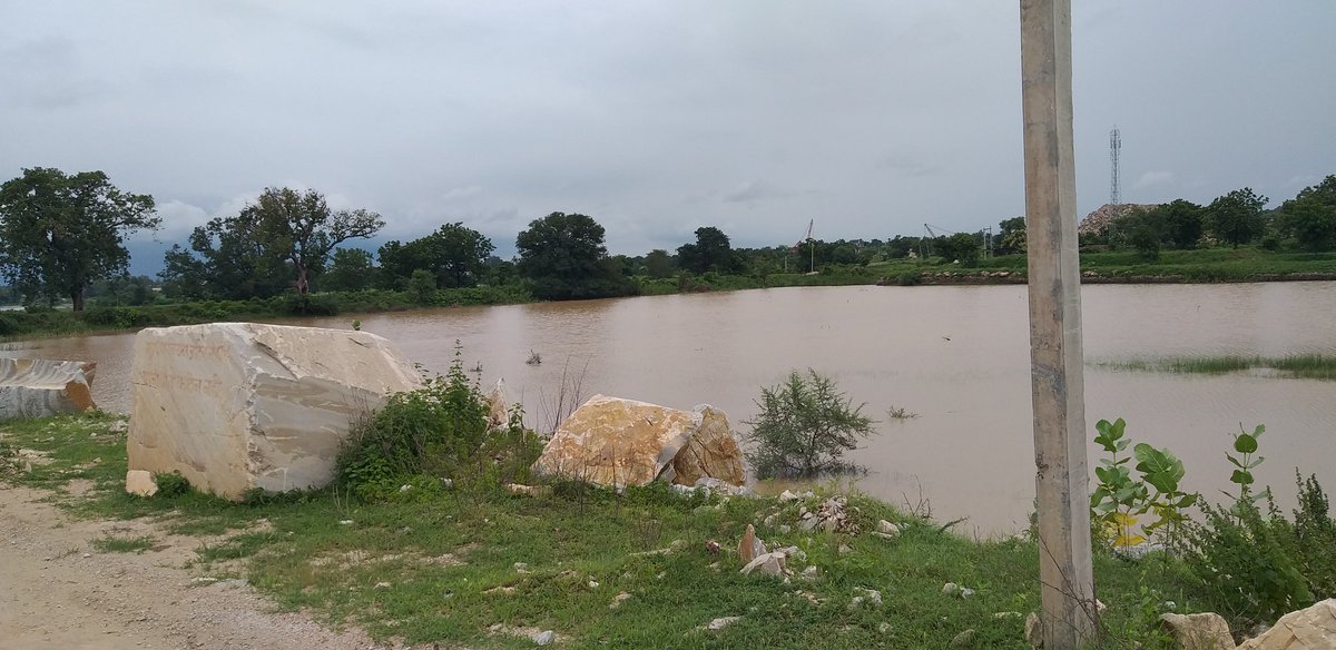 Once again lockdown at quarry for one week due to heavy rainfall🌧
