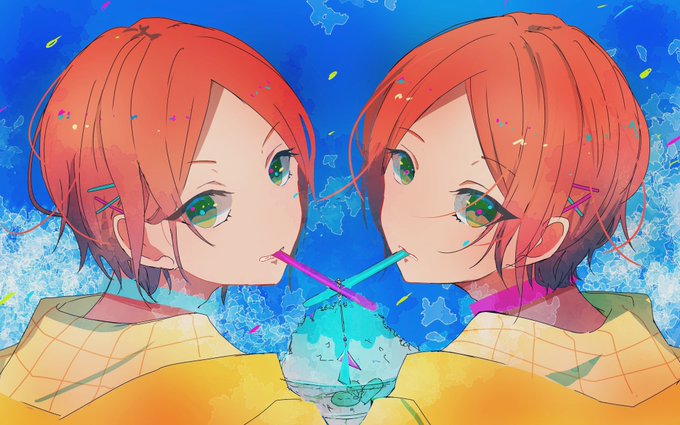 「drinking straw in mouth」 illustration images(Latest｜RT&Fav:50)｜6pages