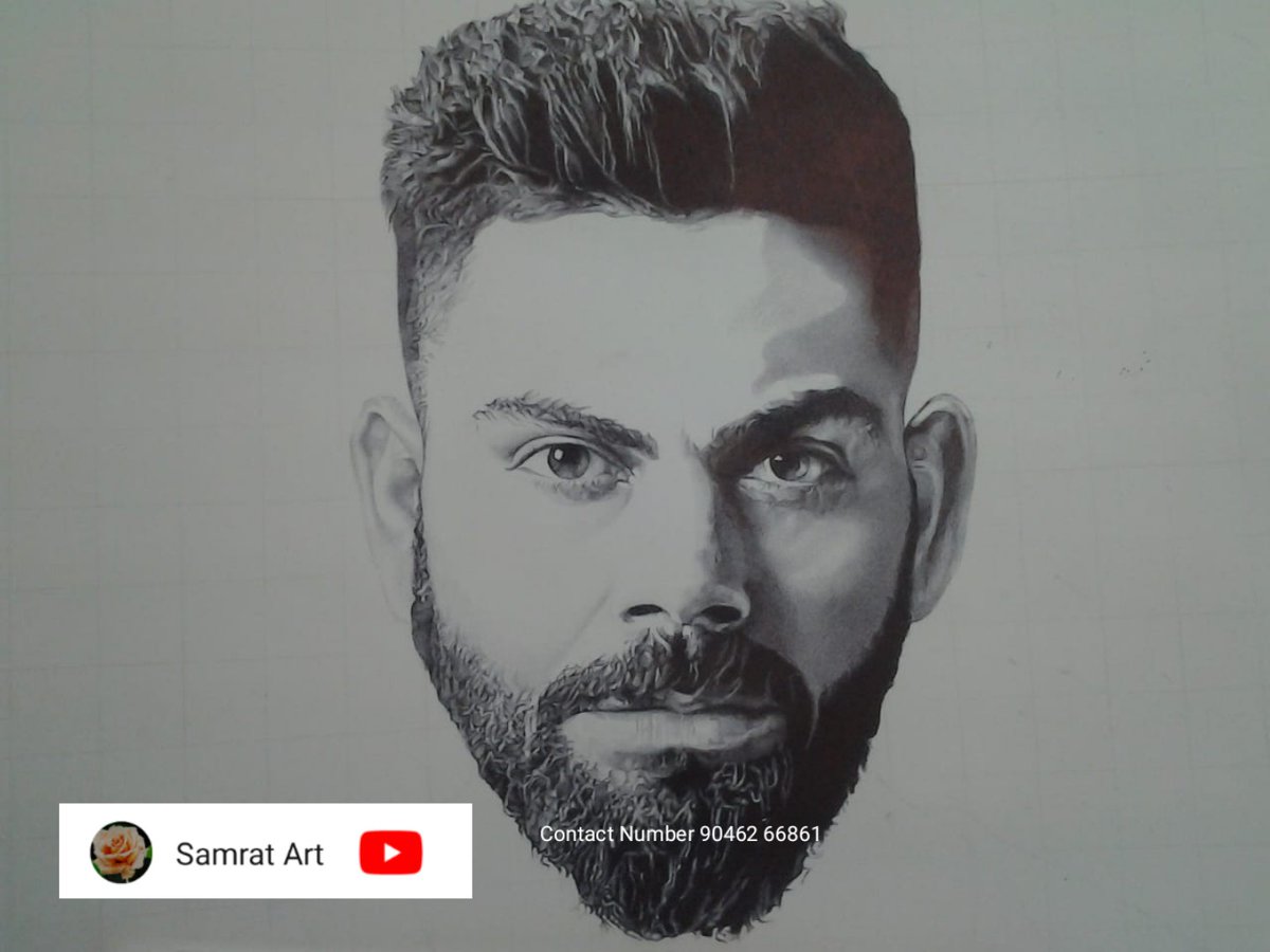 @im_ur_abhi18 @imVkohli My pen drawing 👉youtu.be/KjDDf_4k8ps