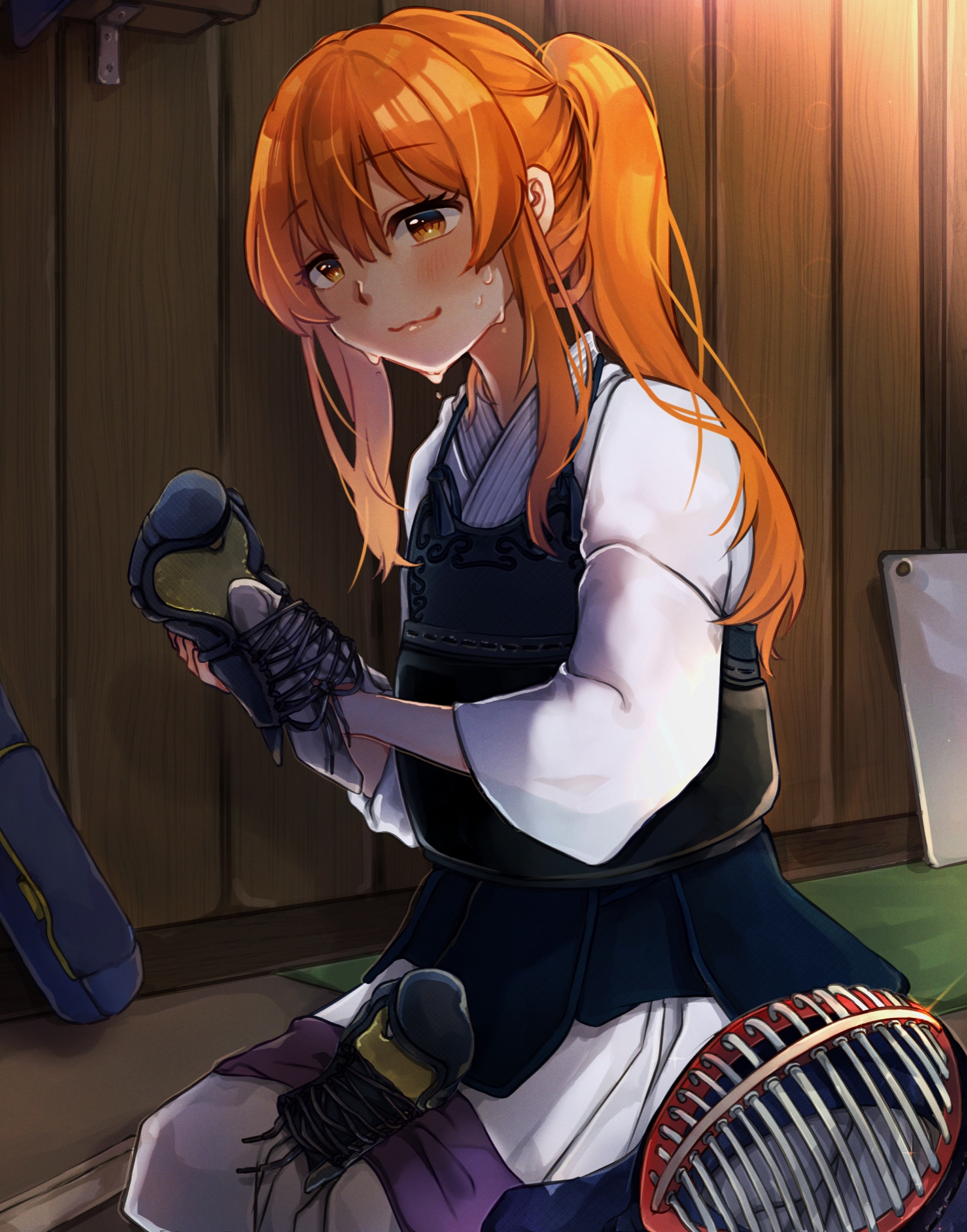 やまだお絵描きするってよ リクエストイラスト剣道部のきらり こういう物静かなきらり最高じゃないですか