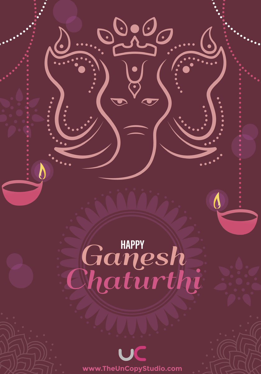 TheUnCopyStudio's tweet photo. The UnCopy Studio wishes you a very Happy &amp; Safe Ganesh Chaturthi🌱✨

#GaneshChaturthi #UnCopy #India https://t.co/1NYEL3Ew6P