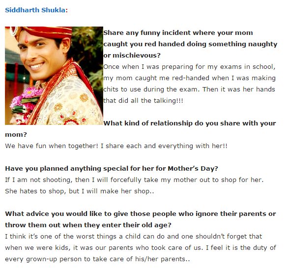 I feel it is the duty of every grown-up person to take care of his/her parents.         :  @sidharth_shukla  #SidharthShukla  #SidHearts