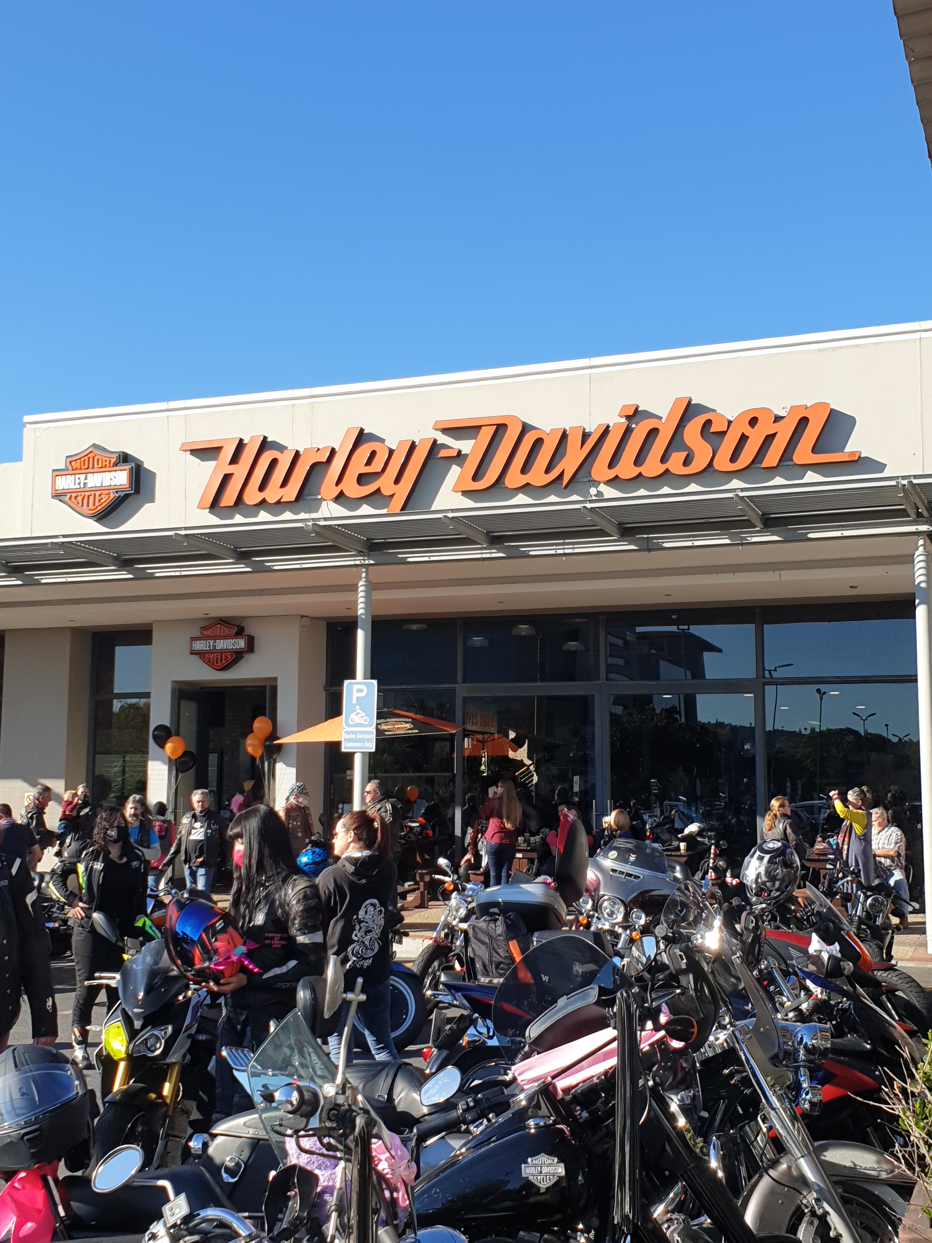 A visit from Harley DAVIDSON Cape Town 24/08/12 - wine.co.za