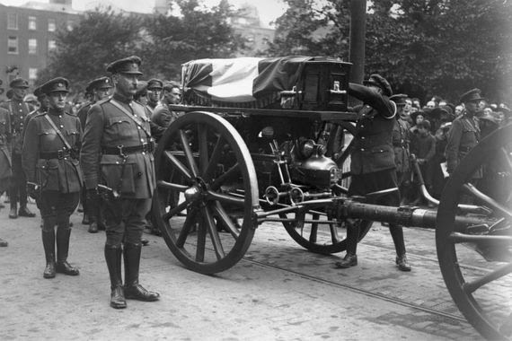 The funeral of Michael Collins. 