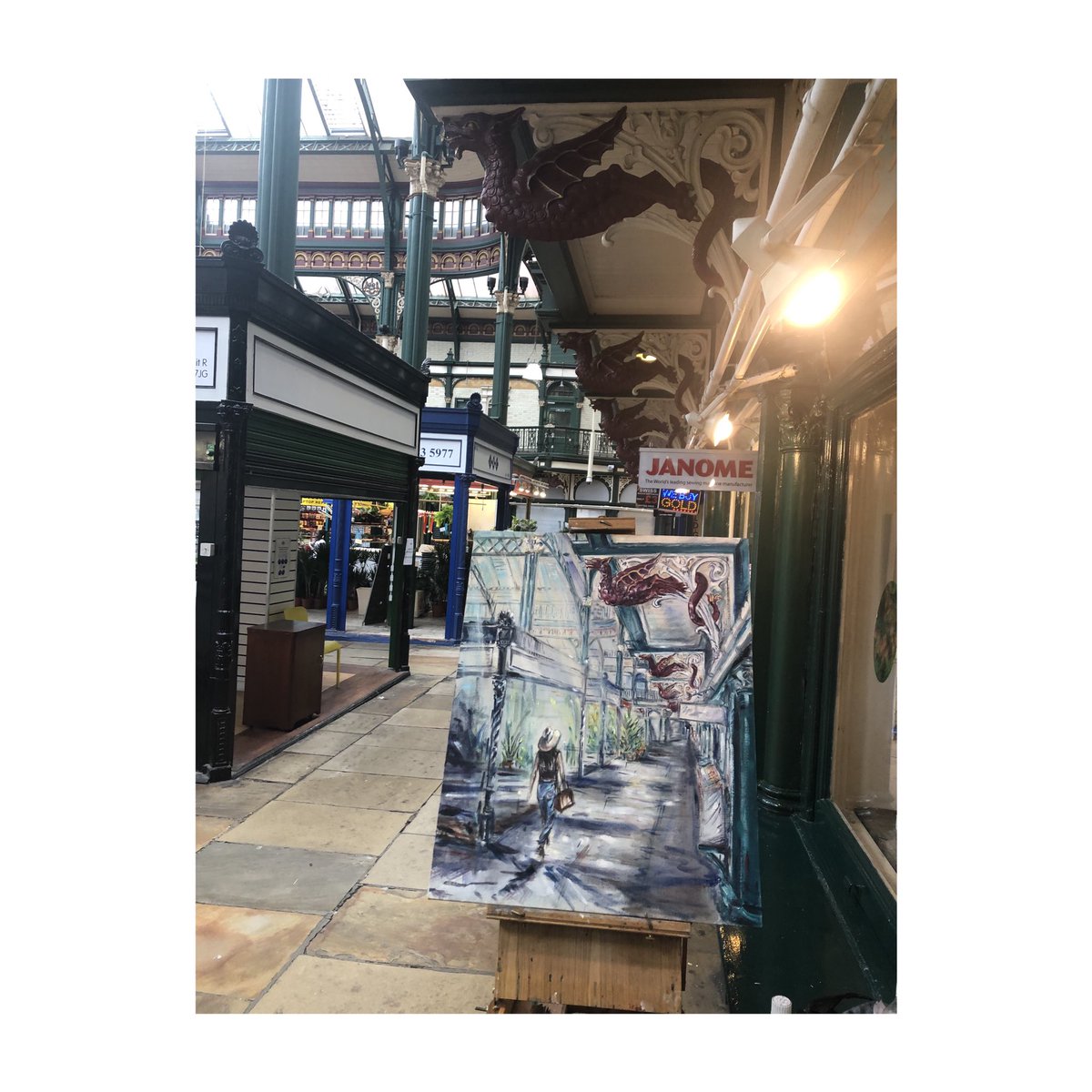 cole_gallery's tweet photo. It’s Saturday! 

The gallery is open today 9-5

In the beautiful Leeds Kirkgate Market.

@leedsmarket #leedsmarkets #leedsart #leedsartgallery #independentartist #independentbusiness #yorkshireartists #leedsartists #artforsale #smallgallery #paint #art #leedslifestyle #leeds https://t.co/TVZdAEM8eW