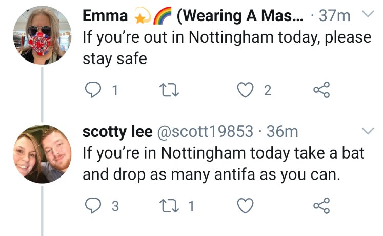 The far-right are already threatening violence in Nottingham.This is why we are protesting.