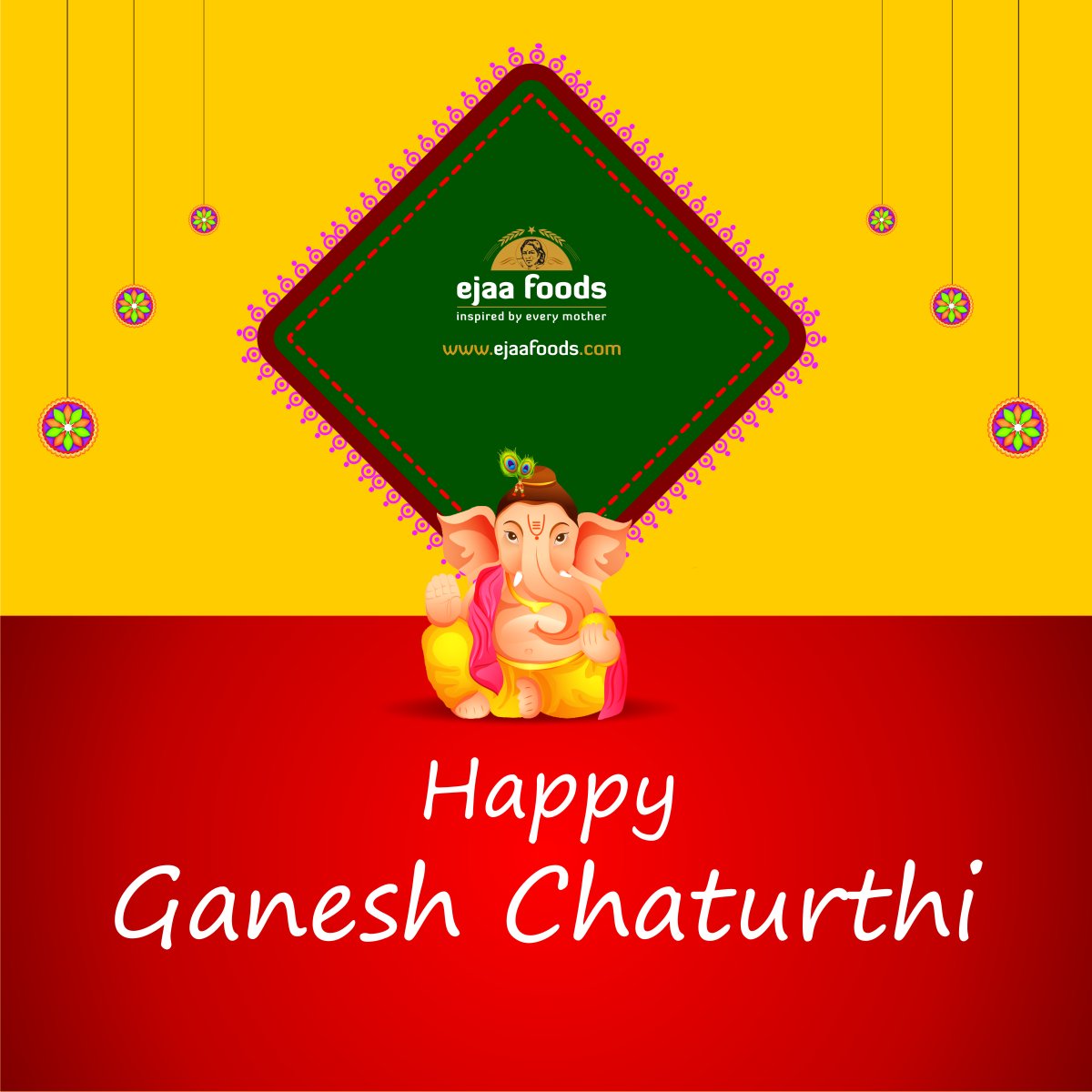 ejaafoods1's tweet photo. #ejaafoods wishes you all a Happy #GaneshChaturthi https://t.co/pGKNPQ5dLg