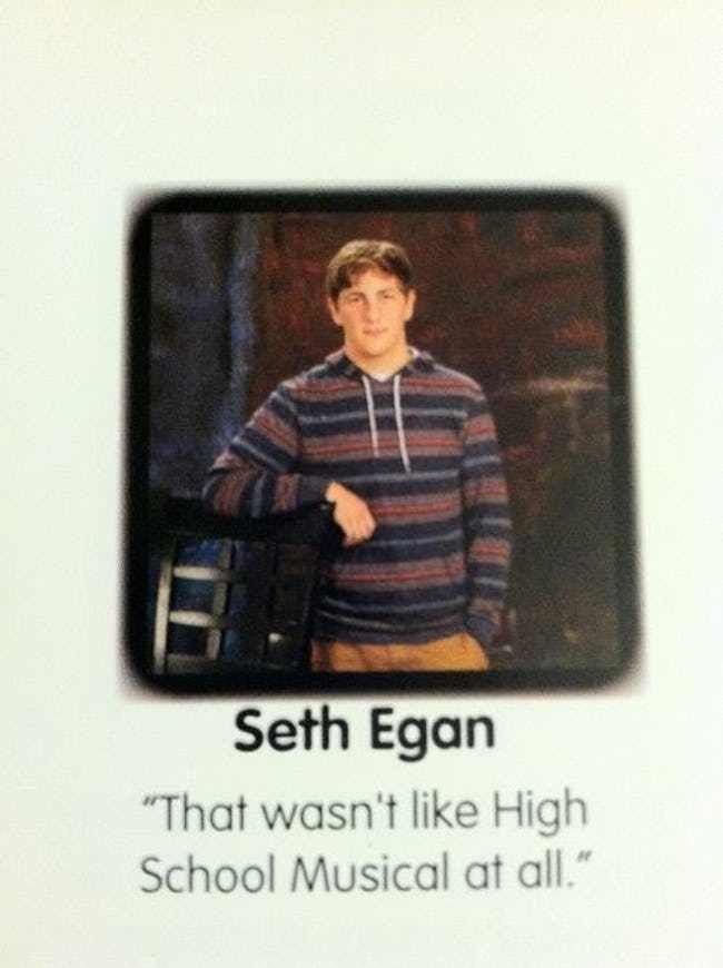 I promised to make a thread for the funniest yearbook quotes ever Here you go guys. EnjoyThread 