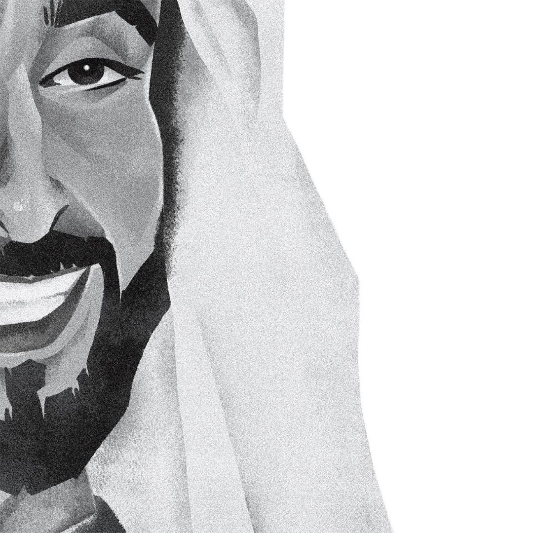 يا كامِل الاوصافي
           الزين فِيكم عَمّ

مَذهب وخلقٍ وافي
           وبَسماتك تنسجمّ