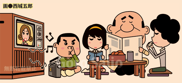 西城五郎 昭和イラスト 歌番組録音と沈黙地獄