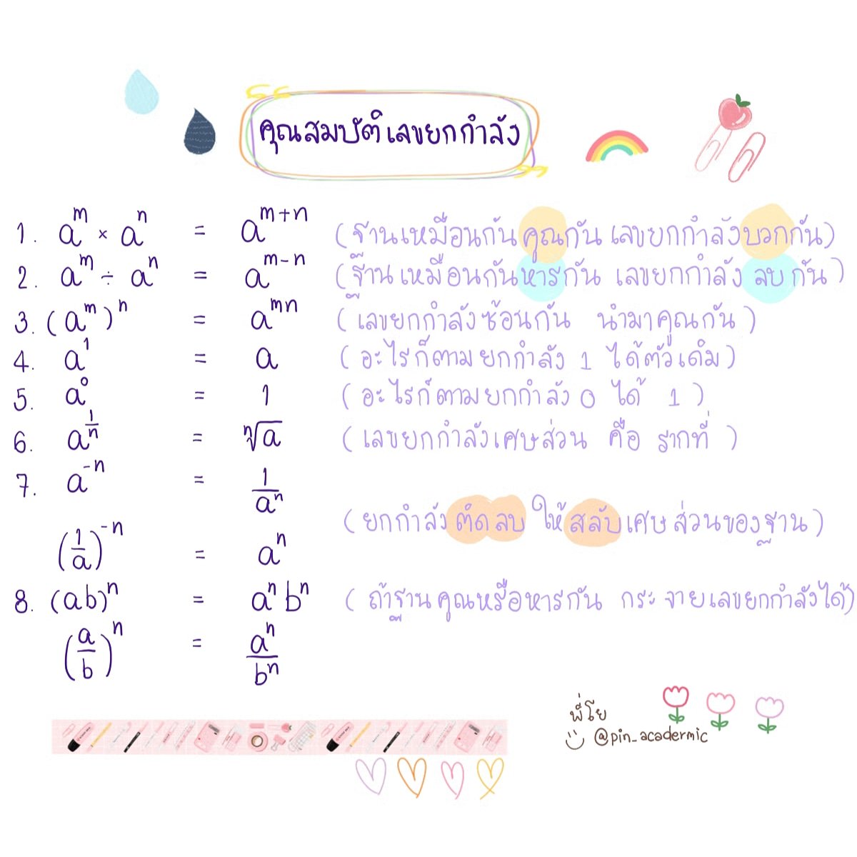 แจกสรุป+รับสอนเลข on Twitter: แจกสรุป+รับสอนเลข On Twitter:
