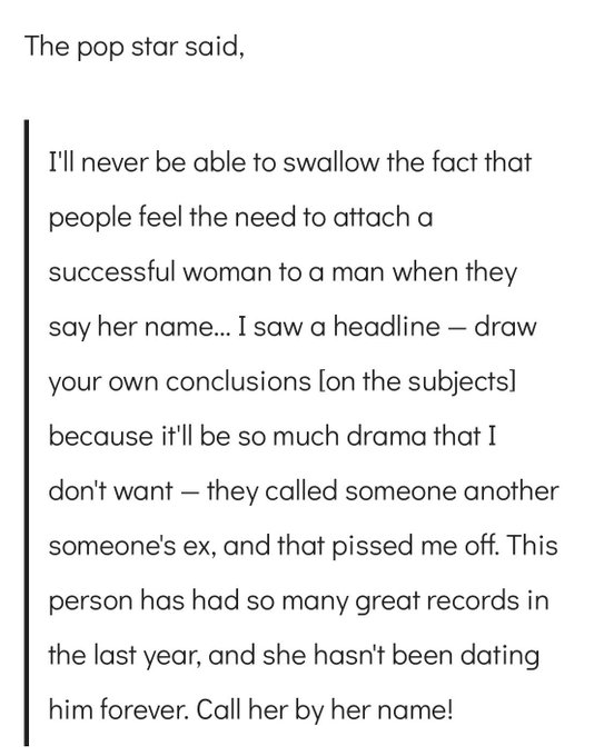 Ariana defending Selena and calling her more than just someone& #39;s ex.