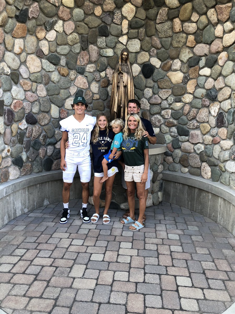 nolanziegler24's tweet photo. I have grown up going to Notre Dame games celebrating my Irish lineage since I was born on St. Patrick Day. ND has a special place in my heart and I am proud to announce I’m committing to The University of Notre Dame! #goirish ☘️☘️☘️ https://t.co/EH6wcOvDY0