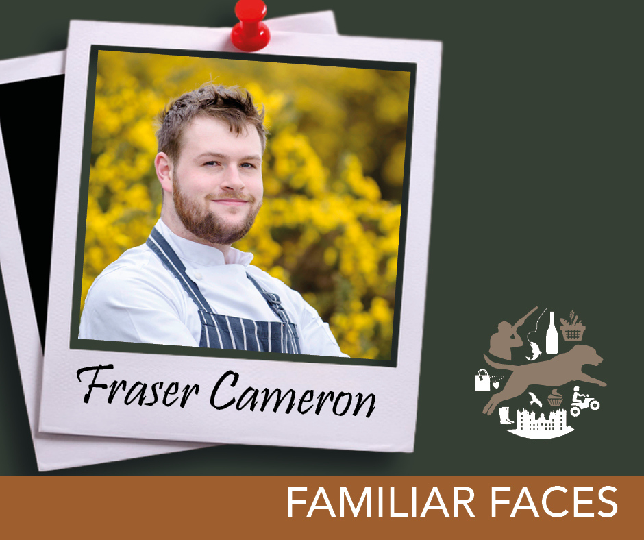 Last year we welcomed Fraser Cameron, one of Scotland’s leading young chefs and Chef Ambassador for Galloway Beef to the fair.  Fraser cooked with a £1 million pound whisky from Annandale Distillery in the Galloway Demo Kitchen