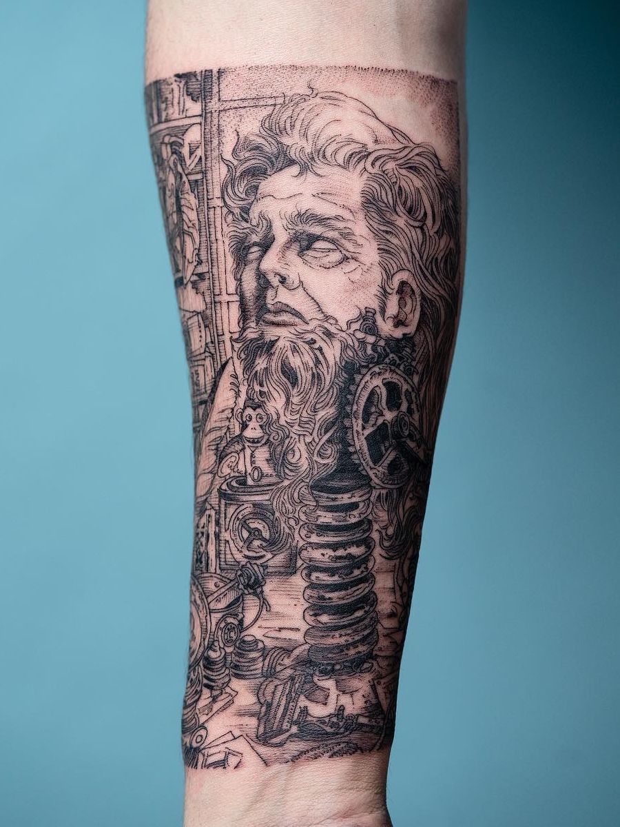 Magic the Gathering Traditional Tattoo Art Print  Etsy