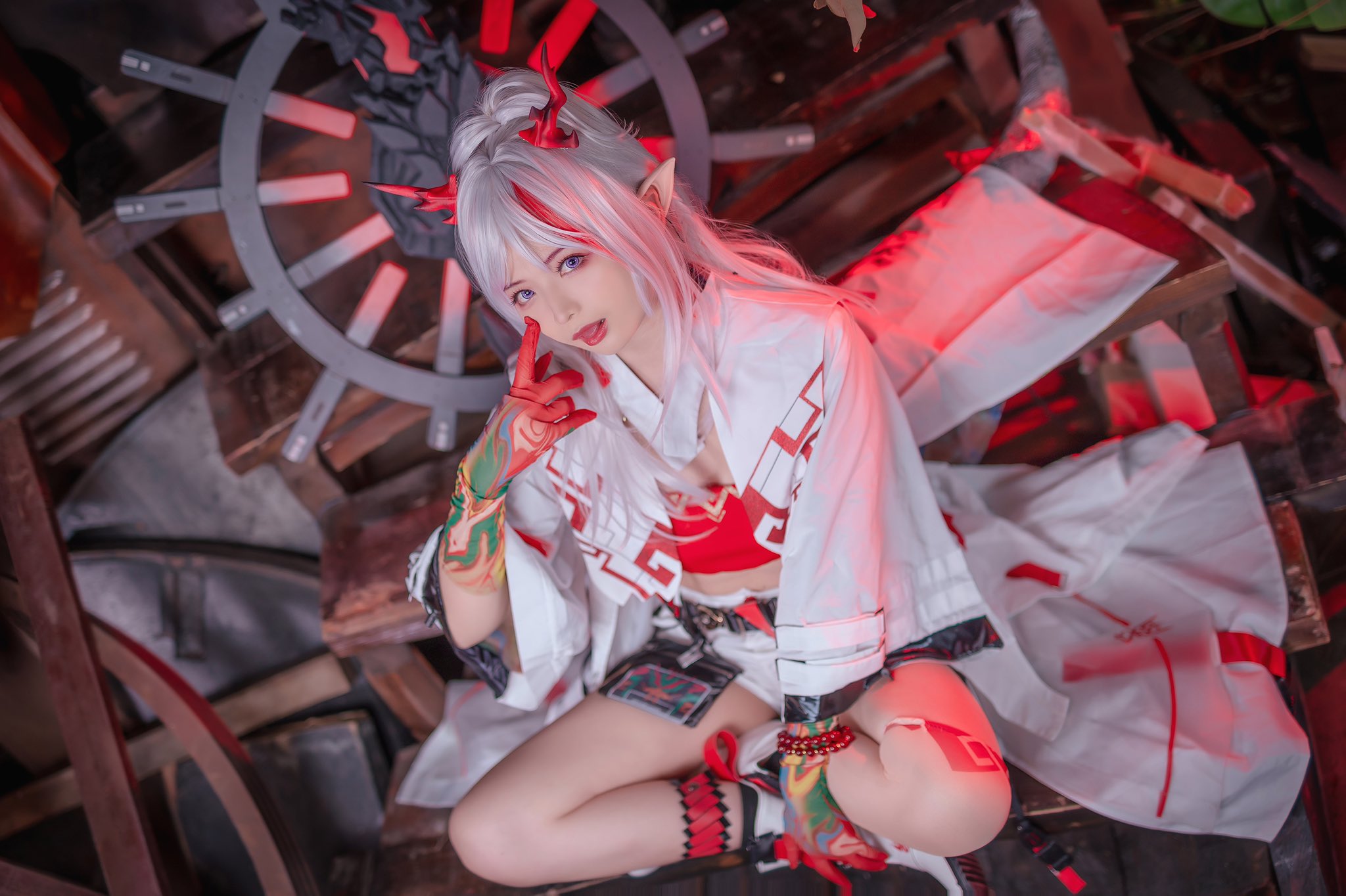 超人気 アークナイツ 明日方舟 ニェン コスプレ mundoglass.com