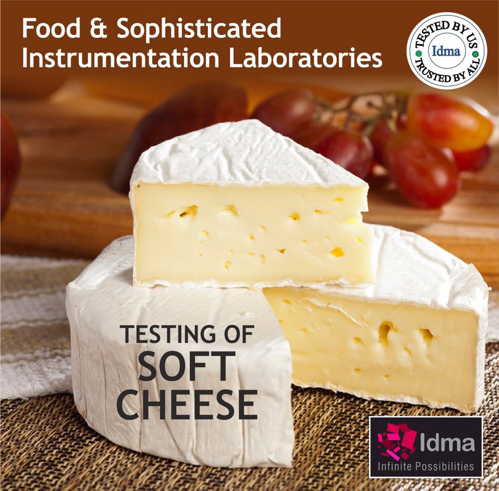 IdmaGroup's tweet photo. undertakes Testing of all kinds of #Cheese & #Dairy products in its #Food #Testing #Laboratories supported by State of the Art #SamplePreparation Facilities
#milk #cheesefactory #dairyindustry #naturalcheese #softcheese #microbiology #foodtesting #dairyproducts #foodanalysis https://t.co/PZQBMhCqK8