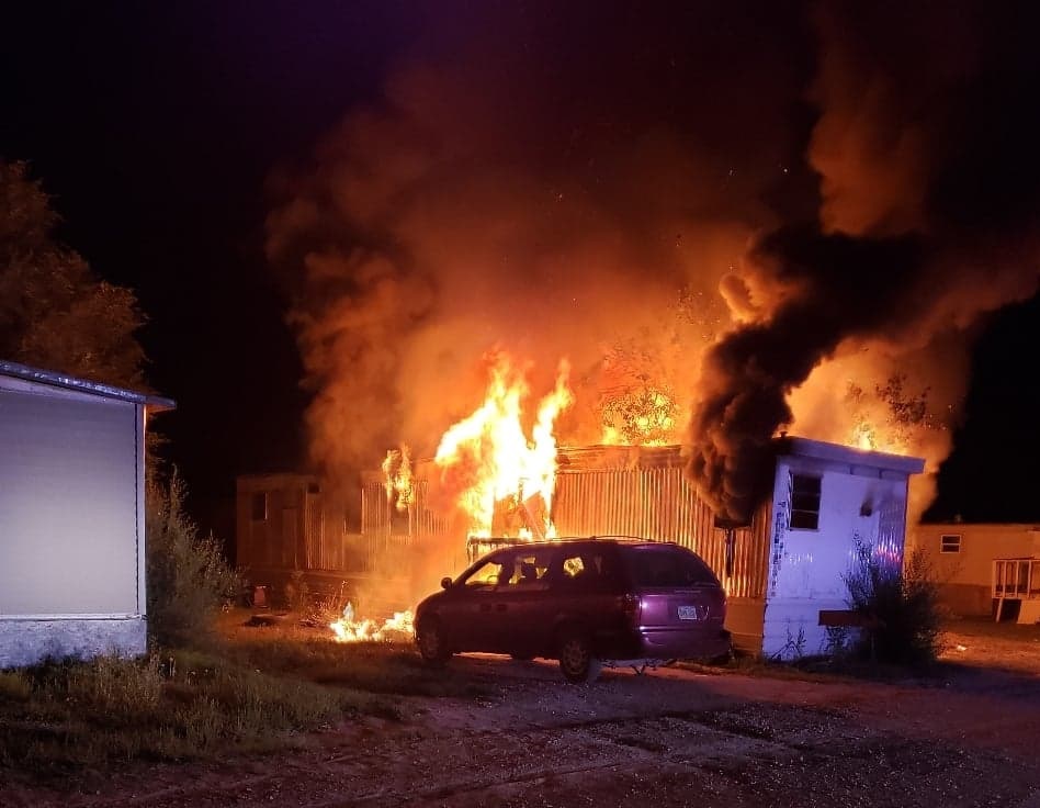 Alarm Time:  11:59 pm

Box Elder structure fire held to a single alarm 

The <a href="/BoxElderVFire/">Box Elder Vol. Fire</a> responded to a report of smoke visible in a residential structure at 125 West Gate Rd, Box Elder SD. <a href="/PENNCO911/">Pennington County911</a> <a href="/PennCoSheriff/">Pennington County SO</a> <a href="/RapidCityFire/">Rapid City Fire Dept</a> <a href="/RapidValleyVFD/">Rapid Valley VFD</a> <a href="/WestRiverElec/">West River Electric</a> <a href="/MontanaDakota/">Montana-Dakota</a>