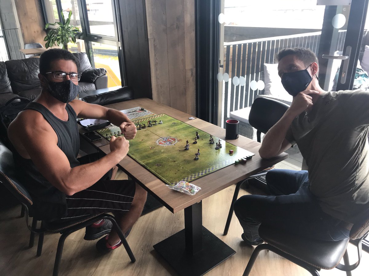 talkNUFFLE's tweet photo. And we’re off in Borak Bowl II @RuleZeroLondon !!! Players from @TheECBBL @DBL_Official20 @bromleybbl and Zero Bowl playing some bloodbowl today. https://t.co/C3bZUzdlug