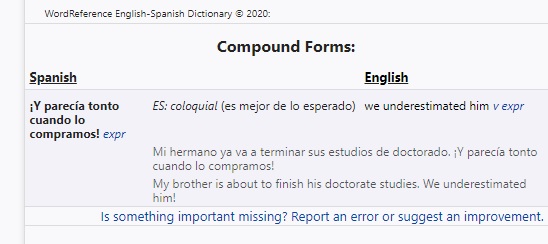 Scheherezade_SL's tweet image. Que también se encuentran joyitas en #wordreference hay que decirlo más.