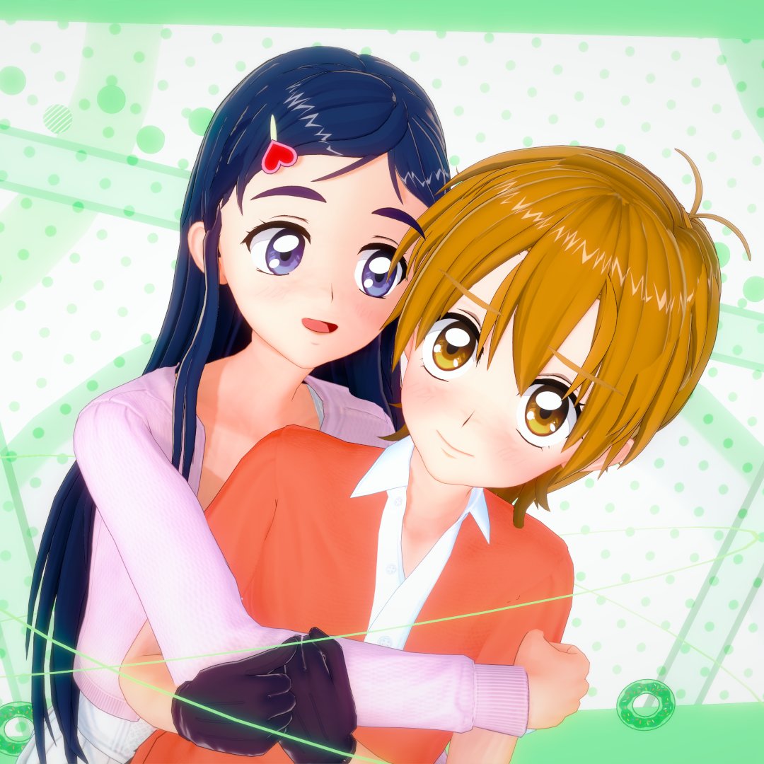 ふたりはプリキュアから美墨なぎさちゃんと雪城ほのかちゃんが完成