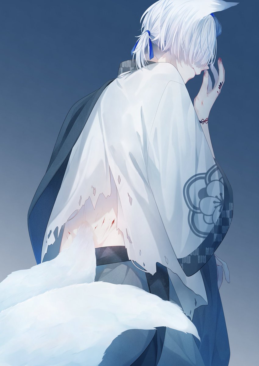 羽とかしっぽの付け根や 服をしっぽで上げてるのめっちゃエモくない つきみつao のイラスト