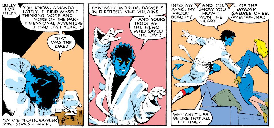 Kurt is struggling with a loss of agency. His desperate attempt to use theatricality to regain it suggests his swashbuckling persona relates to control; Kurt, a former trapeze artist who idolizes Errol Flynn, navigates trauma by embracing the transformative power of performance.