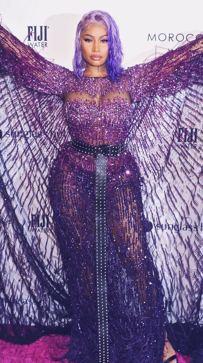 Nicki Minaj in Purple