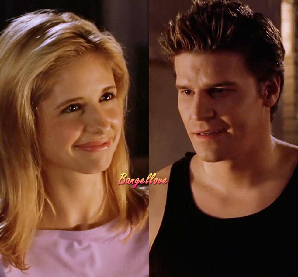 ❤️😍❤️#BuffyandAngel #BuffyTheVampireSlayer #DavidBoreanaz #SarahMichelleGellar