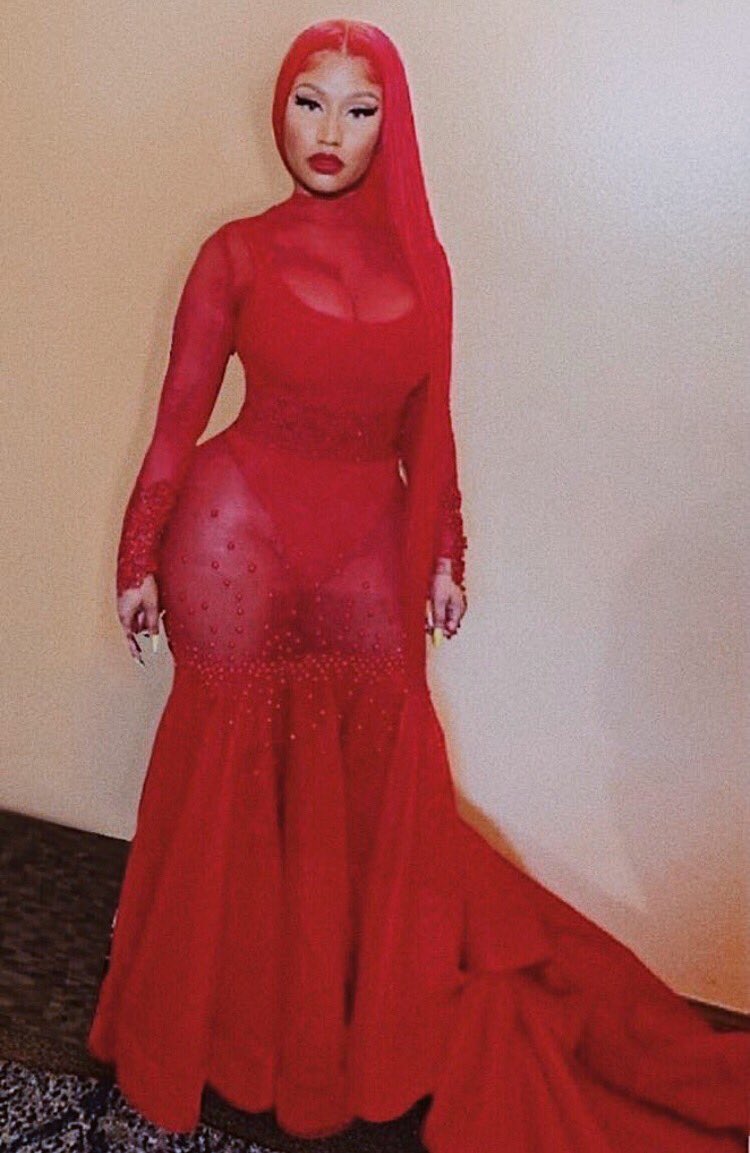 Nicki Minaj in Red