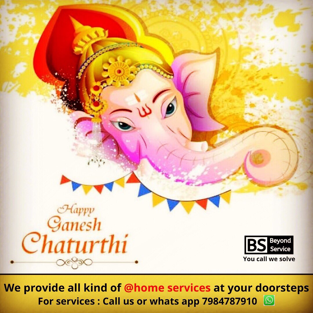 आप सभी को गणेश चतुर्थी की हार्दिक शुभकामनाएं🙏🏻🙏🏻🙏🏻

#beyondservice #serviceathome #athomeservice #GaneshaChaturthi2020 #GaneshChaturthi #Ganesha #Ganeshotsav #ganeshafestival #HappyGaneshChaturthi