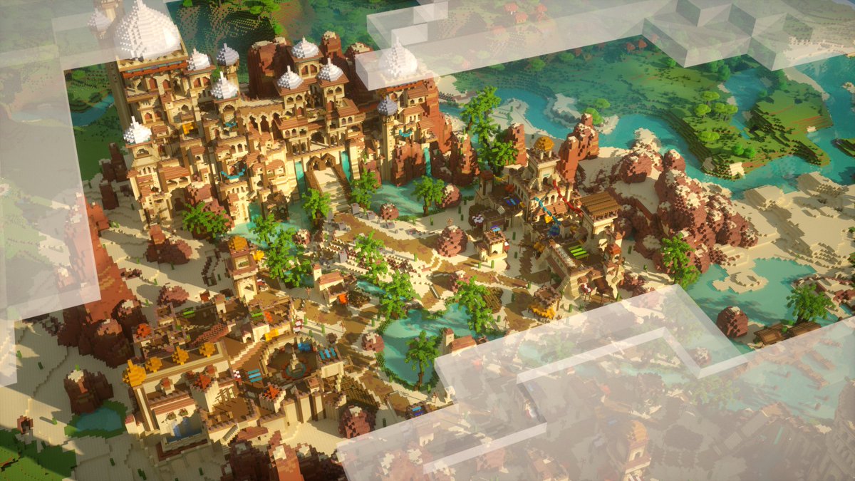 Welcome to the adventurous desert! Explore ancient sites and discover the mysterious desert city filled with life and adventure!⚔️☀️

Desert Temple Adventure is now available on the <a href="/MinecraftMarket/">Minecraft Marketplace</a> !
minecraft.net/pdp?id=aeaee8e…
#Minecraft