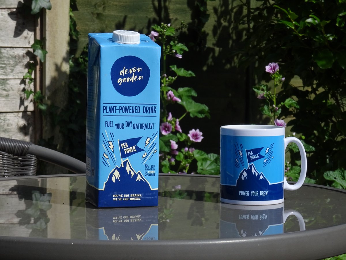 DevonGardenFood's tweet photo. Happy #WorldPlantMilkDay (yes it's a thing)!

We're so excited for the launch of our new pea-powered plant milk - one that's better for the body and the planet! 🌱⛰💪

We're very close to launching our online shop, so keep an eye out 👀 https://t.co/3eAR5vD85E
