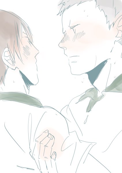 jemnoneko's tweet photo. あおふた！たんじょび漫画供養イラストと、少女マンガみたいの2枚。OBあおふたがカップルで試合見にきたら良くないですか。ひ○だん聴きながら描くとすごい少女漫画みたいになる https://t.co/RASL5wAfh5