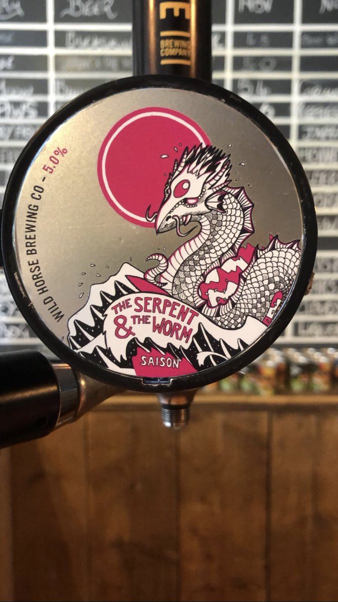 Tapps@35 (@tapps35) on Twitter photo New beer Saturday, and what a pair these are!
From the local <a href="/wildhorsebeer/">Wild Horse Brewing Co</a> The Serpent and the Worm 5% Saison
And making a first appearance from Bristol <a href="/LHGBrewingco/">Left Handed Giant</a> Single Hop: Galaxy 4.9% Pale
#MicroPub #NorthWales #Llandudno #NoCrappAtTapps New beer Saturday, and what a pair these are!
From the local <a href="/wildhorsebeer/">Wild Horse Brewing Co</a> The Serpent and the Worm 5% Saison
And making a first appearance from Bristol <a href="/LHGBrewingco/">Left Handed Giant</a> Single Hop: Galaxy 4.9% Pale
#MicroPub #NorthWales #Llandudno #NoCrappAtTapps