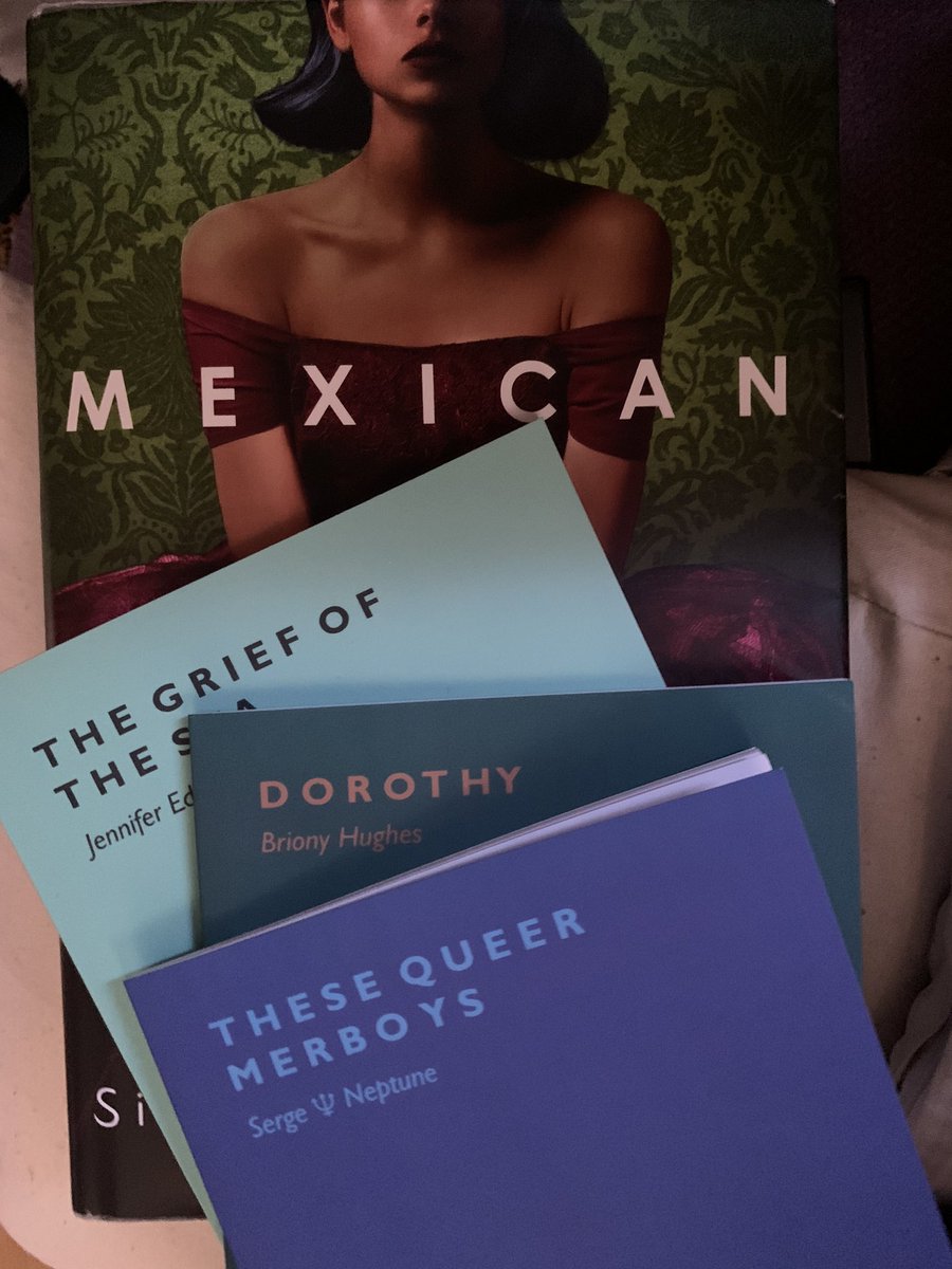 Reading list.... I am halfway through #MEXICANGOTHIC by
@silviamg but then the @brokensleep order with @NeptunesGHouse @brihughespoet @jenniedgecombe arrived