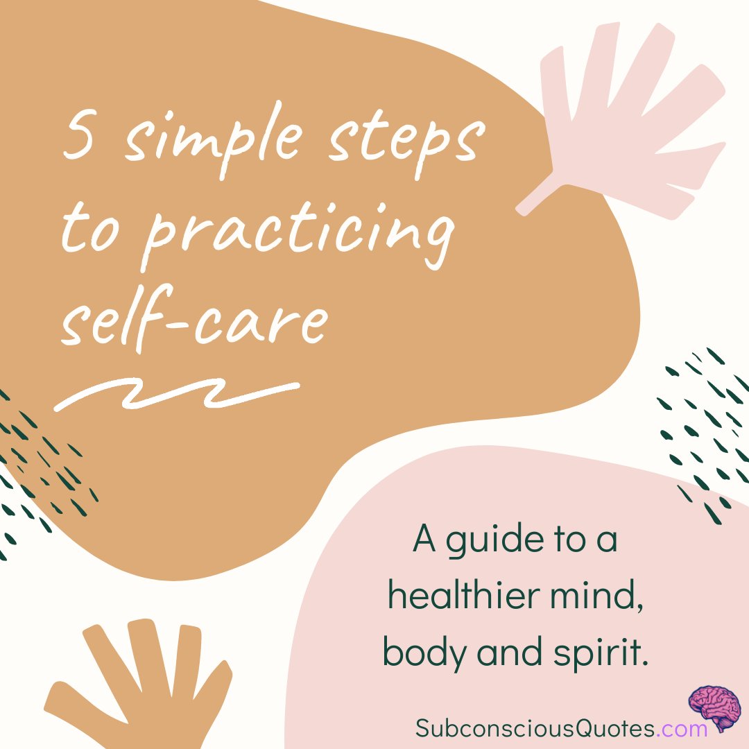 subconsquotes's tweet photo. 5 SIMPLE WAYS TO PRACTICING SELF-CARE✨
•
Visit https://t.co/5aQZ7UCUmg for more! 
••
#selfcare #mentalhealth #breathe #artidote #loveyourself #selfcaretips #selfcaresunday https://t.co/8IScyfN3CE