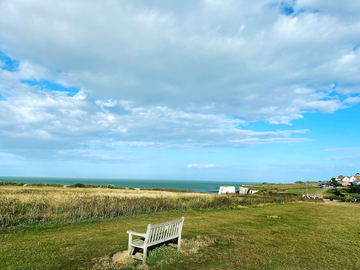 I guess I’m gonna be sitting here for the next 2 hours, in the gentle silence of sea waves. Another stop of my UK staycation!  Botany Bay, Kent. #summer  #uksummer  #britishsummer  #kent  #england  #uk  #broadstairs