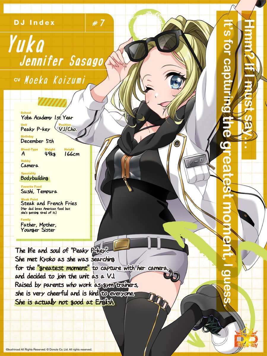 Peaky P-key (1/2)Yoba Academy's top-class popular DJ unit, they are a rock and rap unit always aiming for the top!