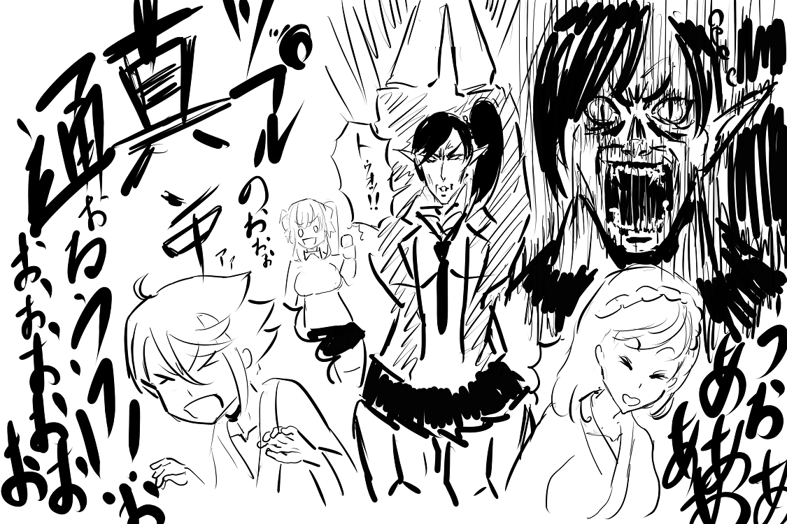 お祭りとか歩行者天国でこういうひとたまにいる
 #お花畑青空大写生大会 