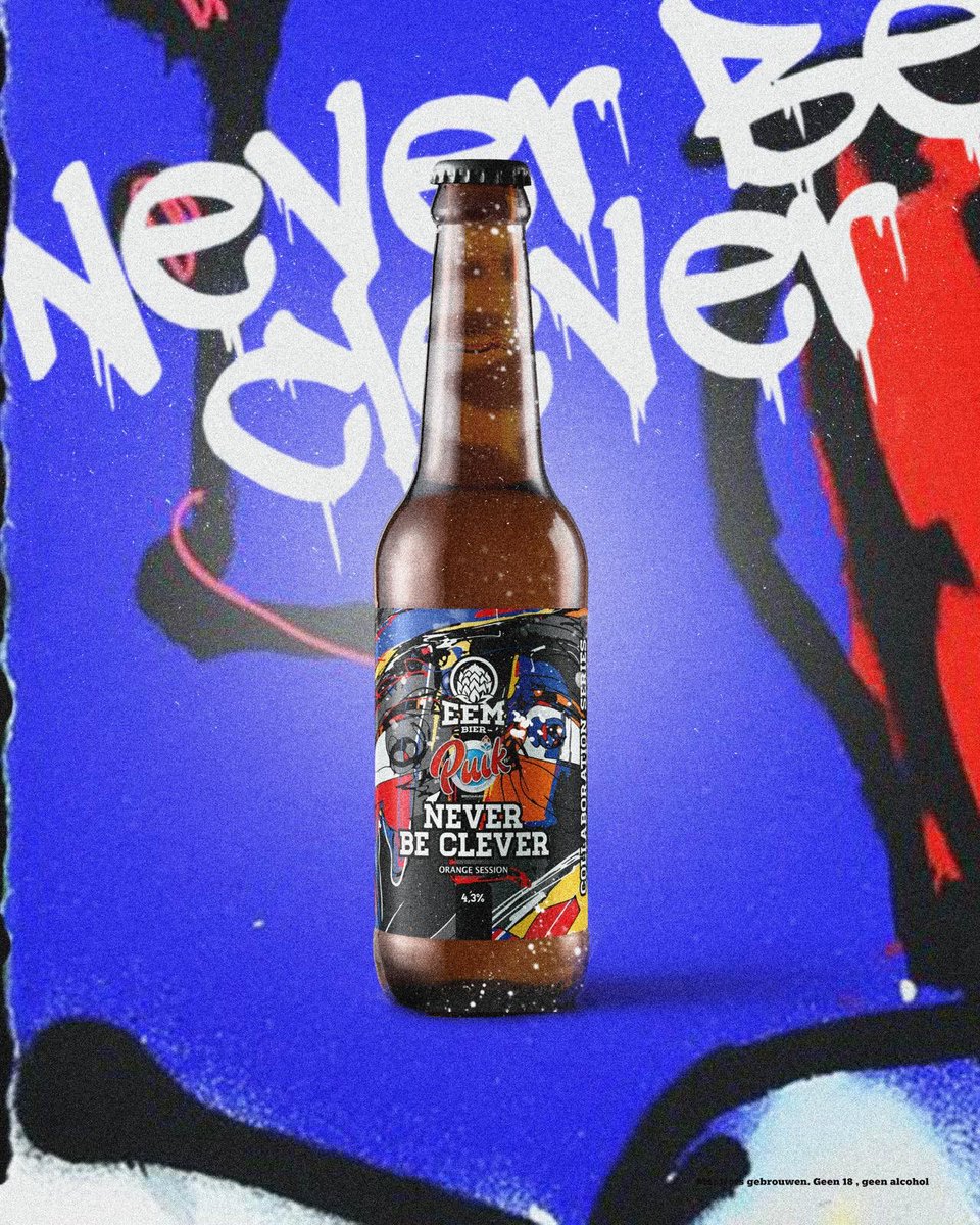 Brouwerijen Puik &amp; Eem presents:Never be Clever! Een bier geïnspireerd door Herman Brood!Kom proeven 29-08-2020 14u tot 20u tijdens het live event Saturday Afternoon bij Puik! 
Reserveer snel, vol=vol!

Reserveren via puik.nl en proeflokaal Beekstraat #Apeldoorn.