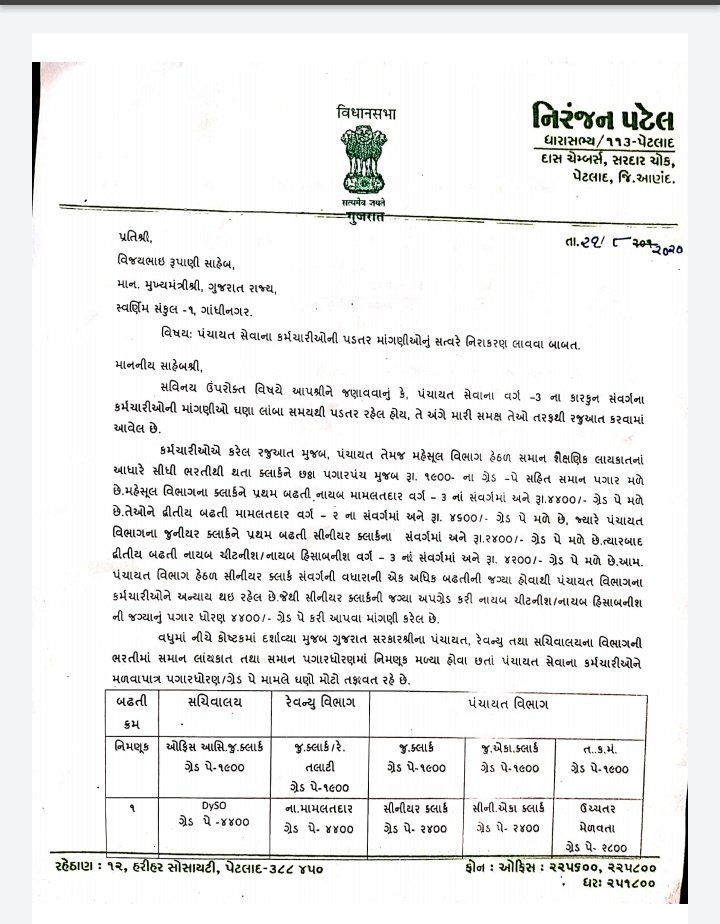 કદાચ હવે લોક પ્રતિનિધિ ની રજૂઆત  ધ્યાને લેવામાં આવે. 
<a href="/vijayrupanibjp/">Vijay Rupani Memorial</a> <a href="/Nitinbhai_Patel/">Nitin Patel</a> <a href="/Jaydrathsinhji/">Jaydrathsinh Parmar</a> <a href="/abpasmitatv/">ABP Asmita</a> <a href="/Zee24Kalak/">Zee 24 Kalak</a> <a href="/tv9gujarati/">Tv9 Gujarati</a> <a href="/GSTV_NEWS/">GSTV</a> <a href="/Divya_Bhaskar/">Divya Bhaskar</a> <a href="/devanshijoshi71/">Devanshi Joshi</a> <a href="/gujratsamachar/">Gujarat Samachar</a>