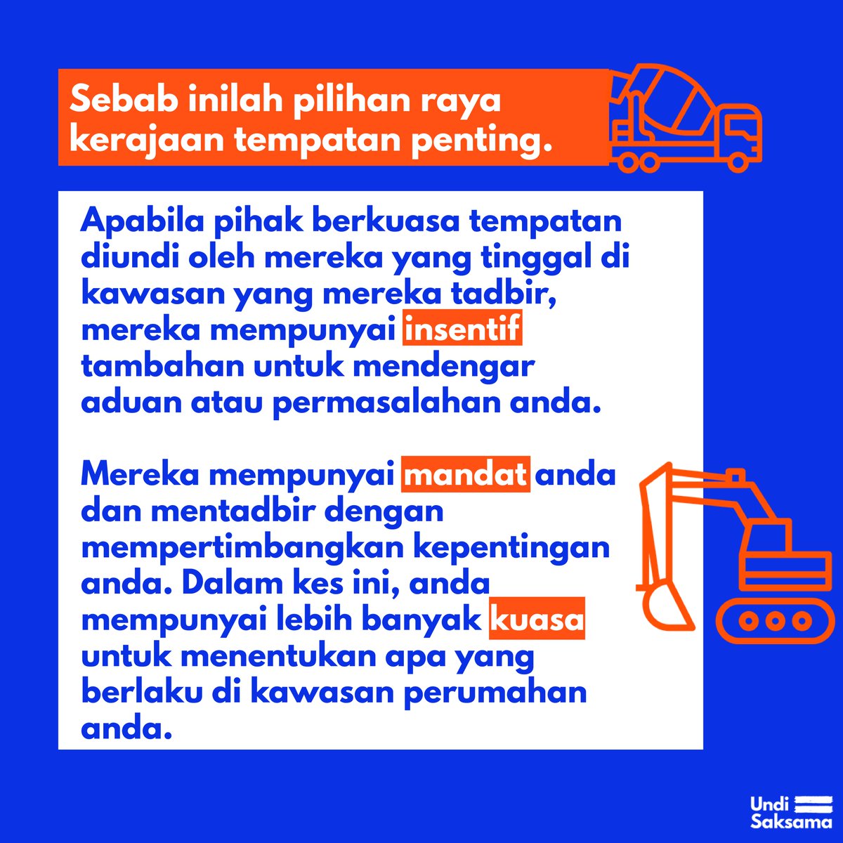 UndiSaksama's tweet photo. Apakah perbezaan antara kerajaan tempatan yang diundi dan dilantik? Kerajaan tempatan yang diundi sebenarnya boleh membawa perbezaan besar dalam menentukan apakah yang terjadi di kawasan perumahan kita. Teruskan membaca untuk mengetahui lebih lanjut!

#UndiSaksama #UndiKetiga https://t.co/zOJcyFCoK5