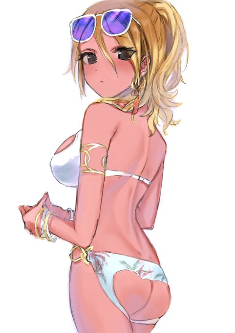 32日目。和泉愛依。「てへっ」の水着がこう見える 