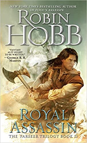 OK, excepting the atrociously hackneyed cover art, the second book in the trilogy - Royal Assassin (Robin Hobb, 1996,  https://amzn.to/3gf8zSI ) was very enjoyable. Goes to show, you can make a very readable book out of tropes that are way overused in the genre...  #AYearOfBooks