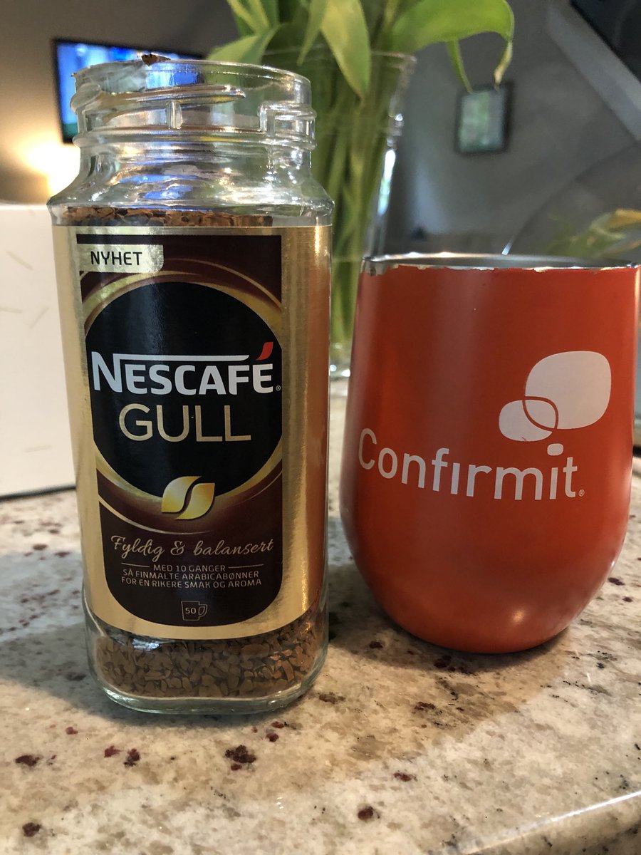 bethiggins's tweet image. The Keurig is broken so I’m trying to make instant coffee left over from my trip to Norway in Oct. I have no idea what the directions say. Missing #worktravels ⁦@confirmit⁩
