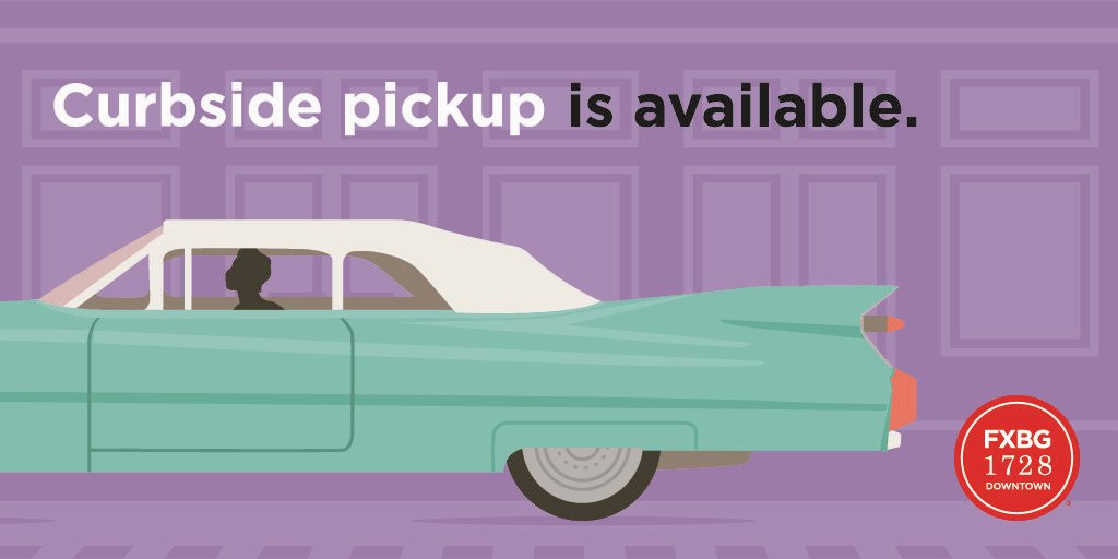 FxbgDNTN's tweet photo. Bring a slice of your favorite restaurant home with you – literally. Order curbside pickup.
#FXBGDowntown #LoveFXBG #Takeout https://t.co/mLU0QJjwf7