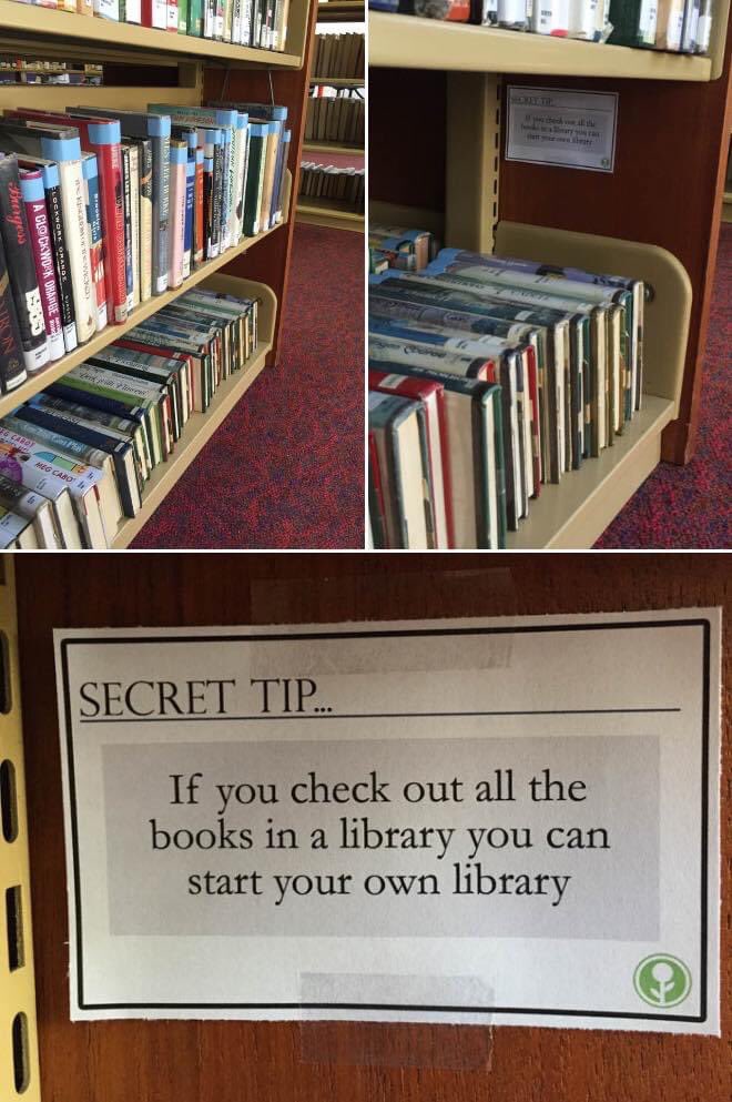 library humour 